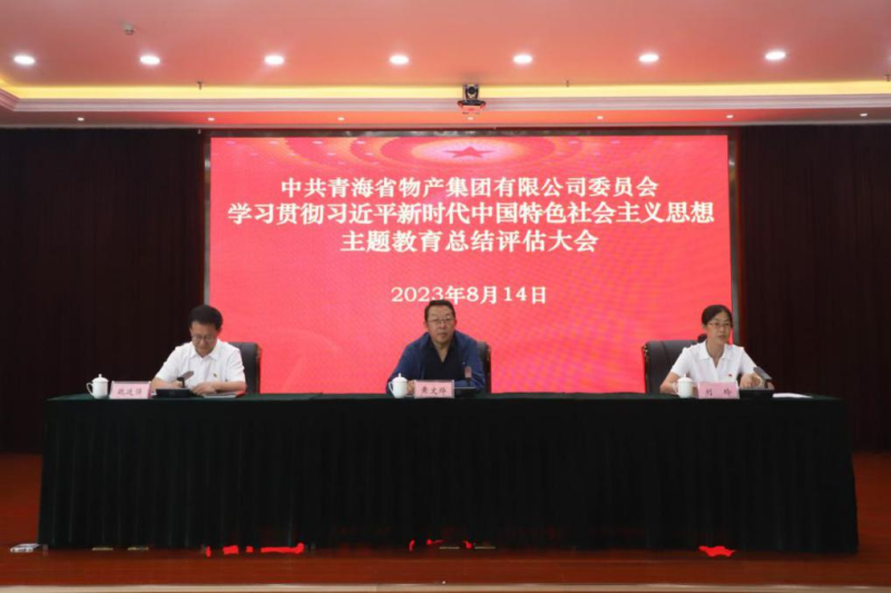 省物產集團黨委召開主題教育總結評估大會